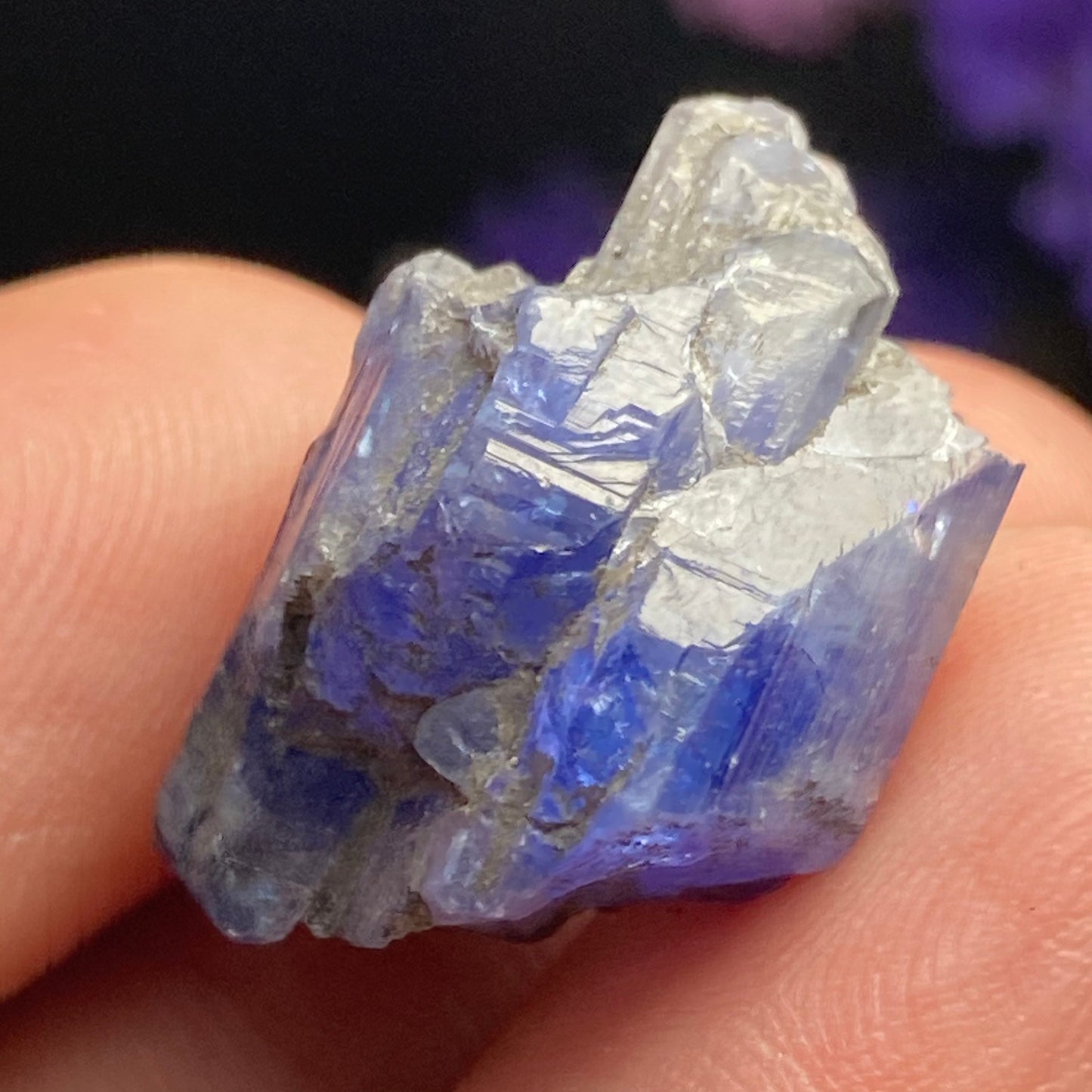 HUGE Tanzanite Crystal / Raw Tanzanite / Synergy 12 / Purple Tanzanite / Tanzanite Stone / Natural Tanzanite / Tanzanite Crystal