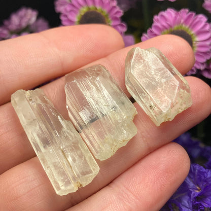Yellow Kunzite Crystal