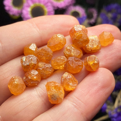 Spessartine Garnet Crystal from Tanzania, Tanzanian Orange Garnet Specimen