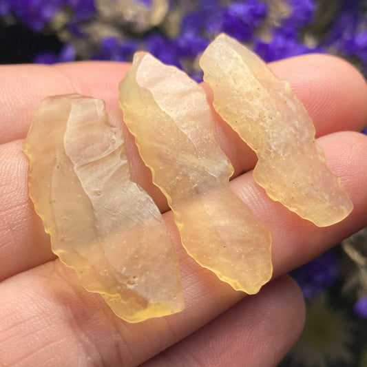 Angel Chime Libyan Desert Glass / Libyan Gold Tektite / Libyan Desert Glass / Libyan Tektite / Libyan Glass / Angel Chime Tektite / LDG