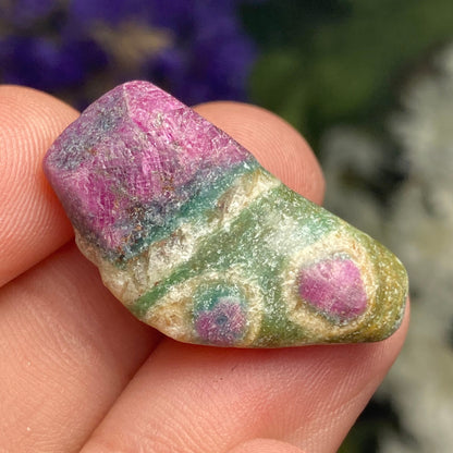 Ruby Crystal in Fuchsite, Tumbled Ruby Fuchsite