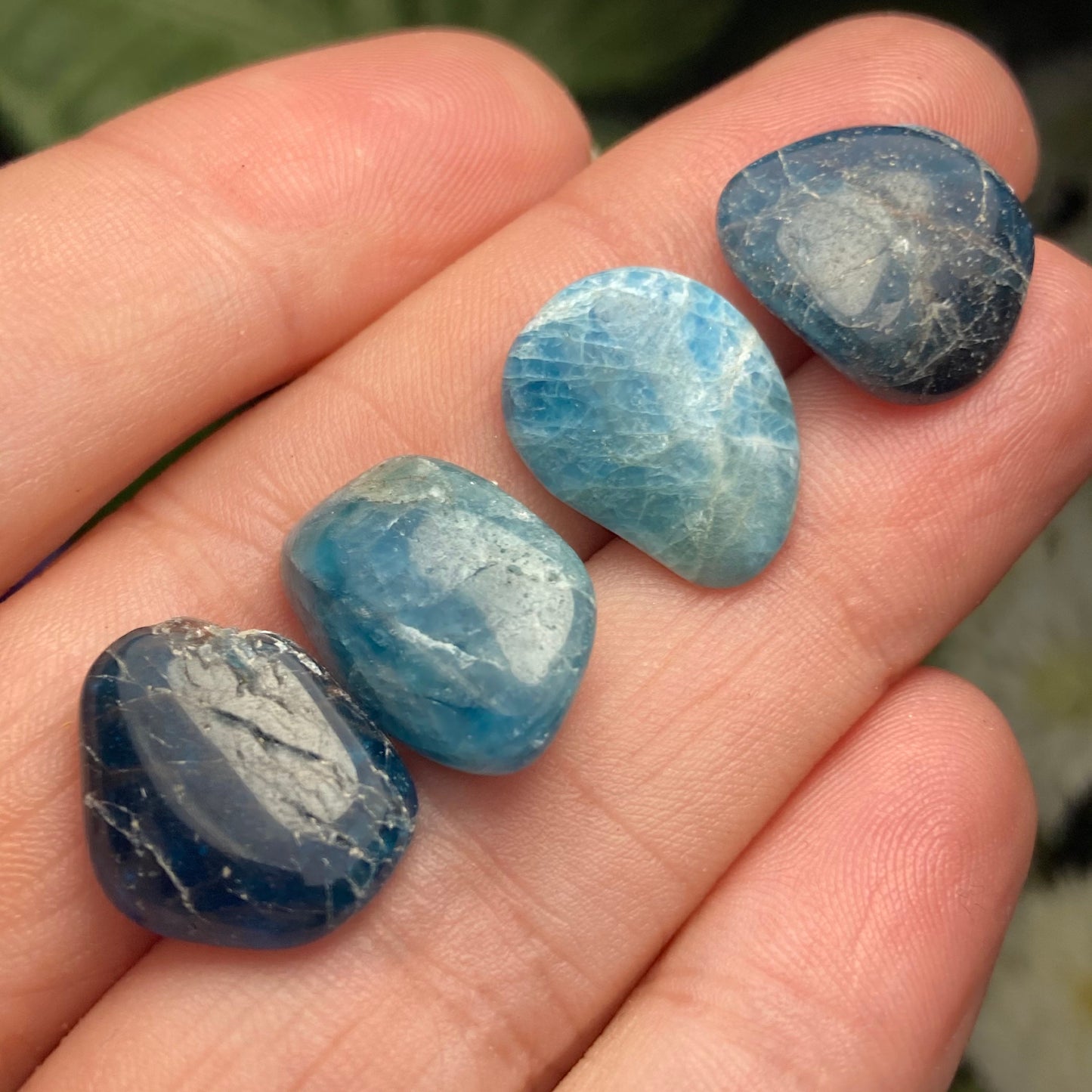 Blue Apatite Crystal
