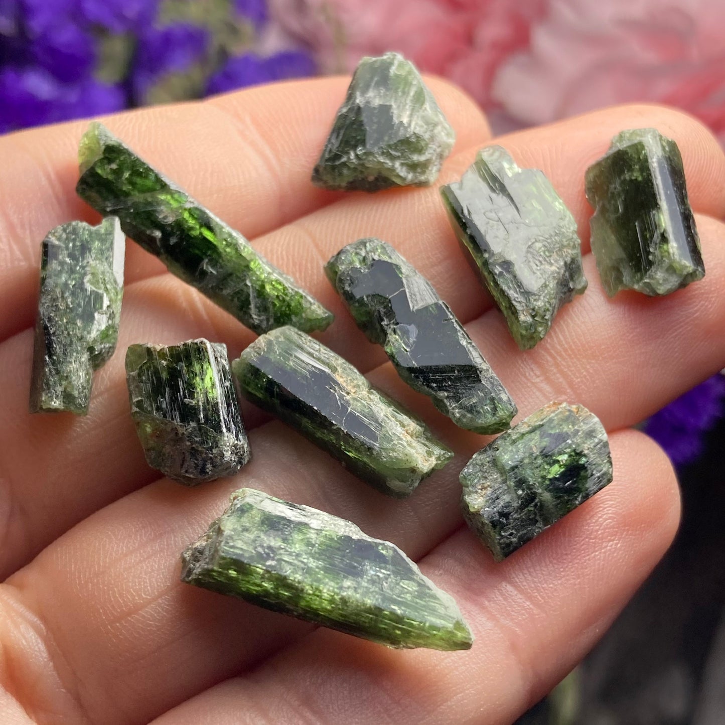 Chrome Diopside Crystal