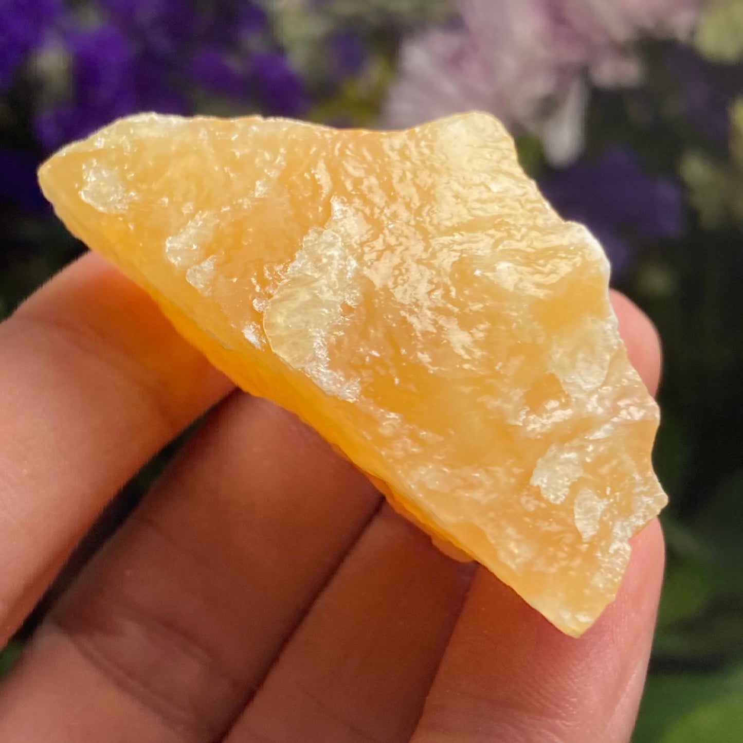 Orange Calcite Crystal