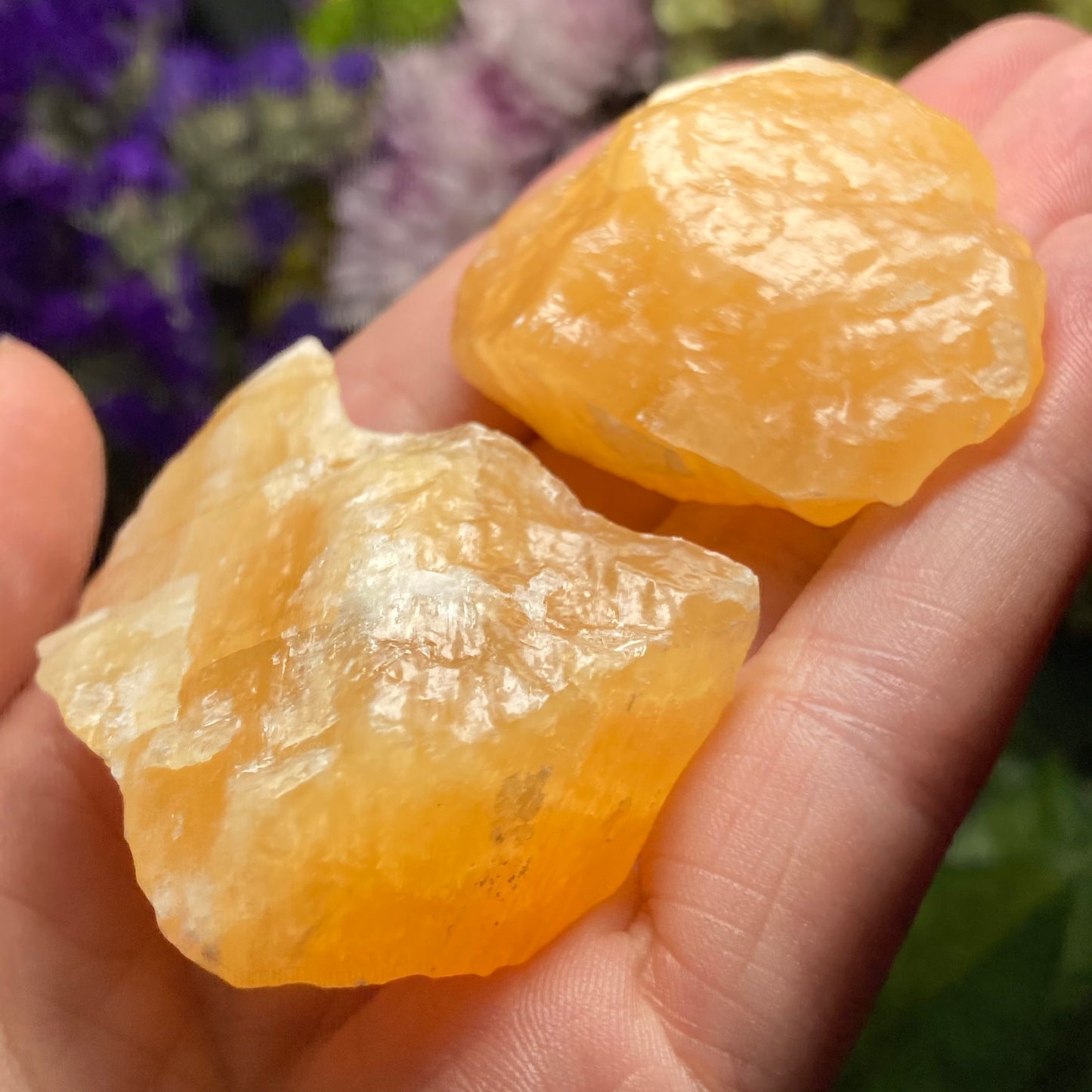 Orange Calcite Crystal