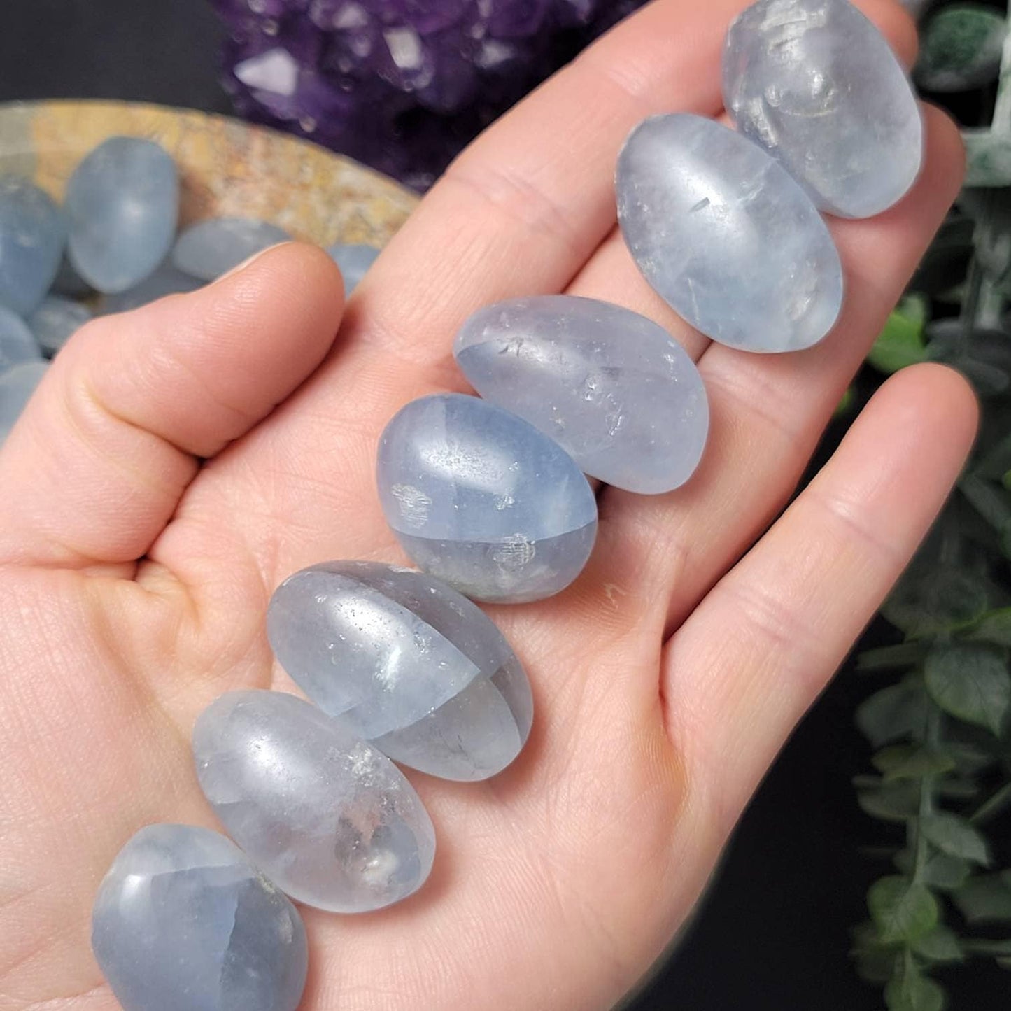 Polished Celestite Crystal