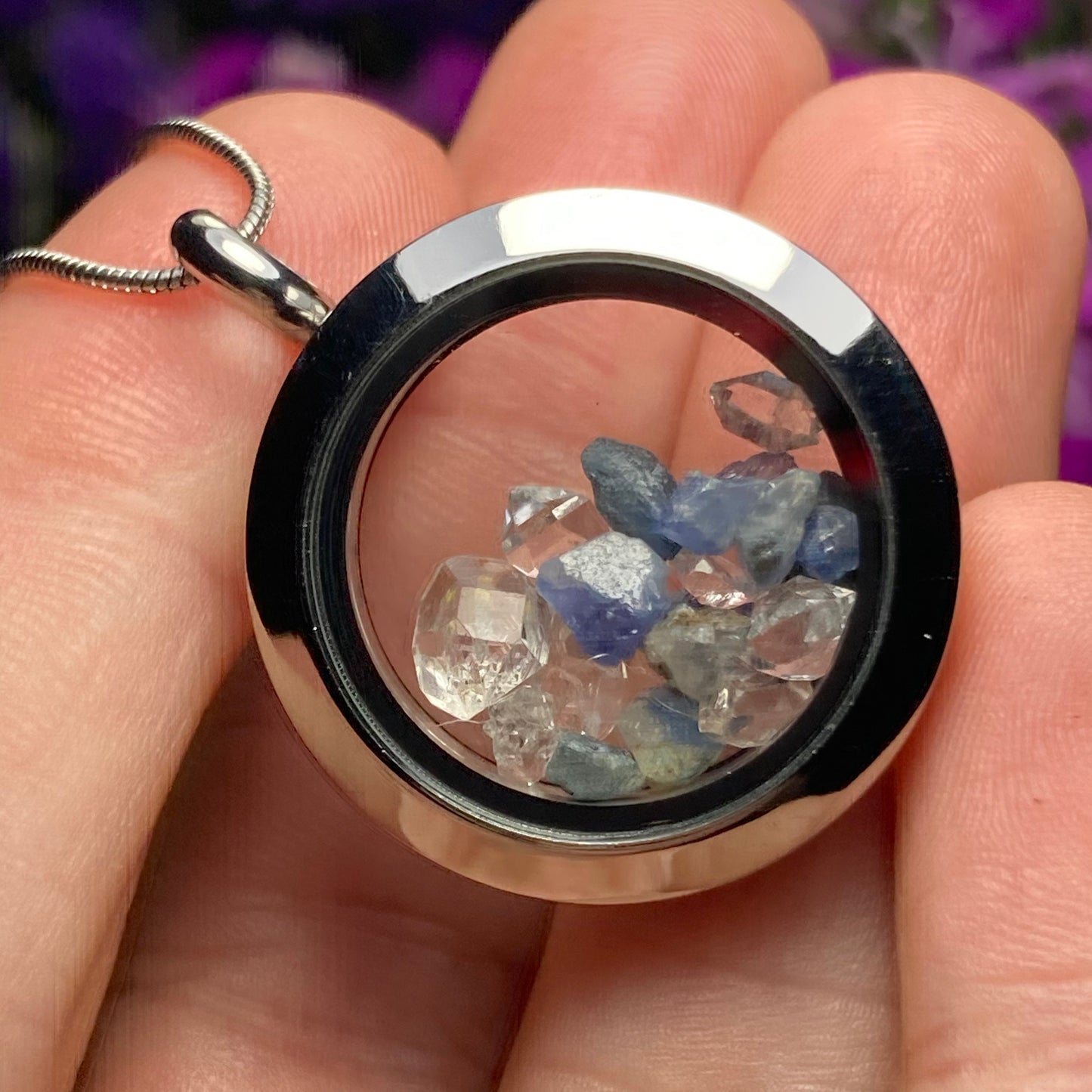 Benitoite Pendant
