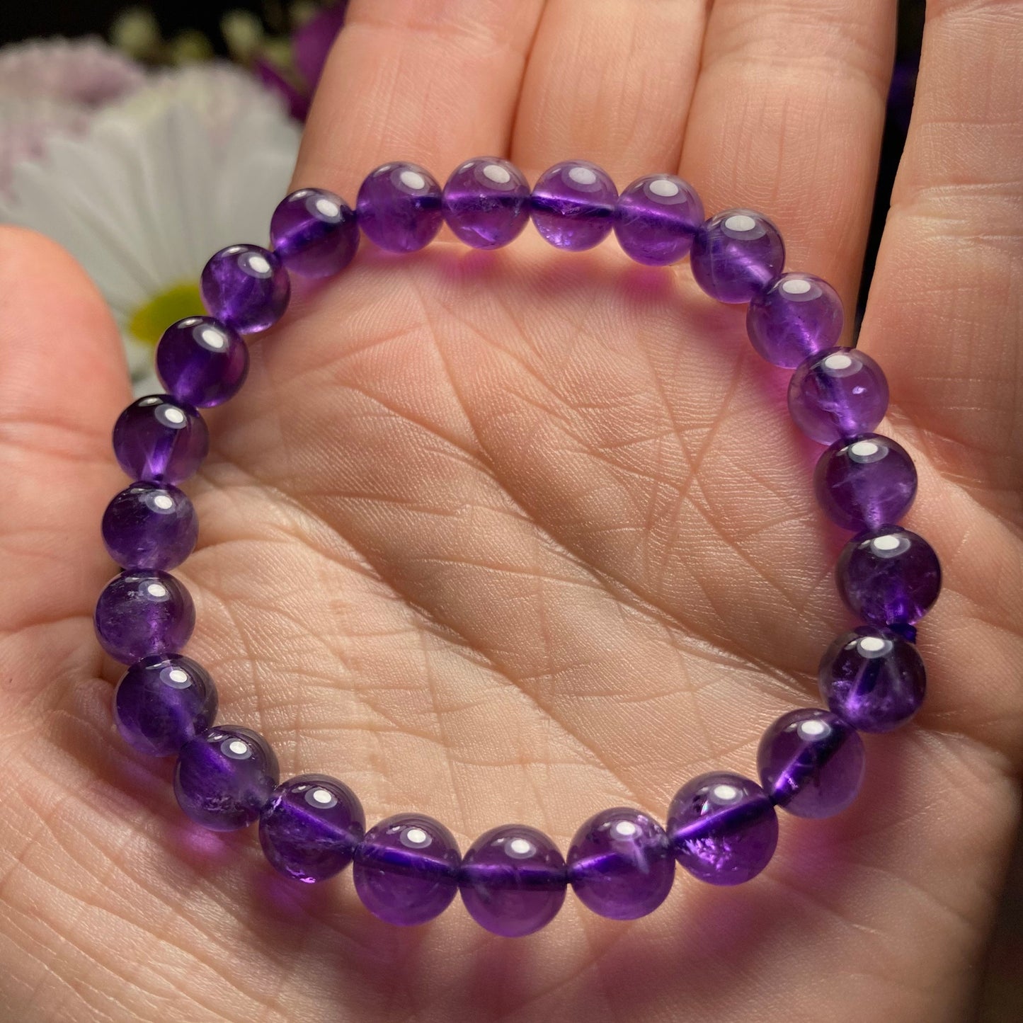 Violet Flame Amethyst Bracelet