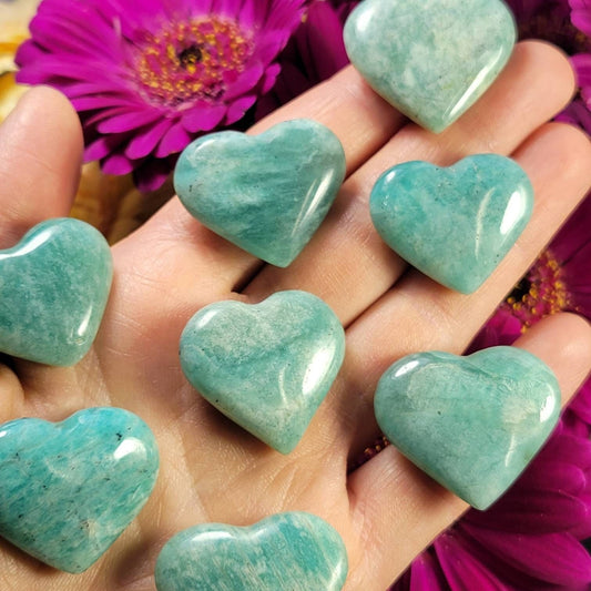 Amazonite Heart