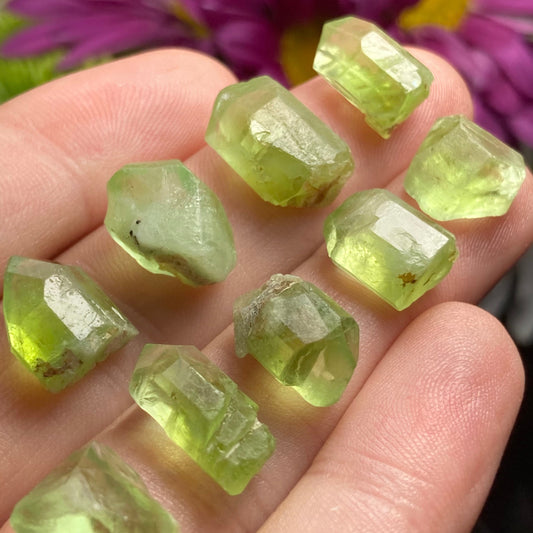 Terminated Peridot Crystal