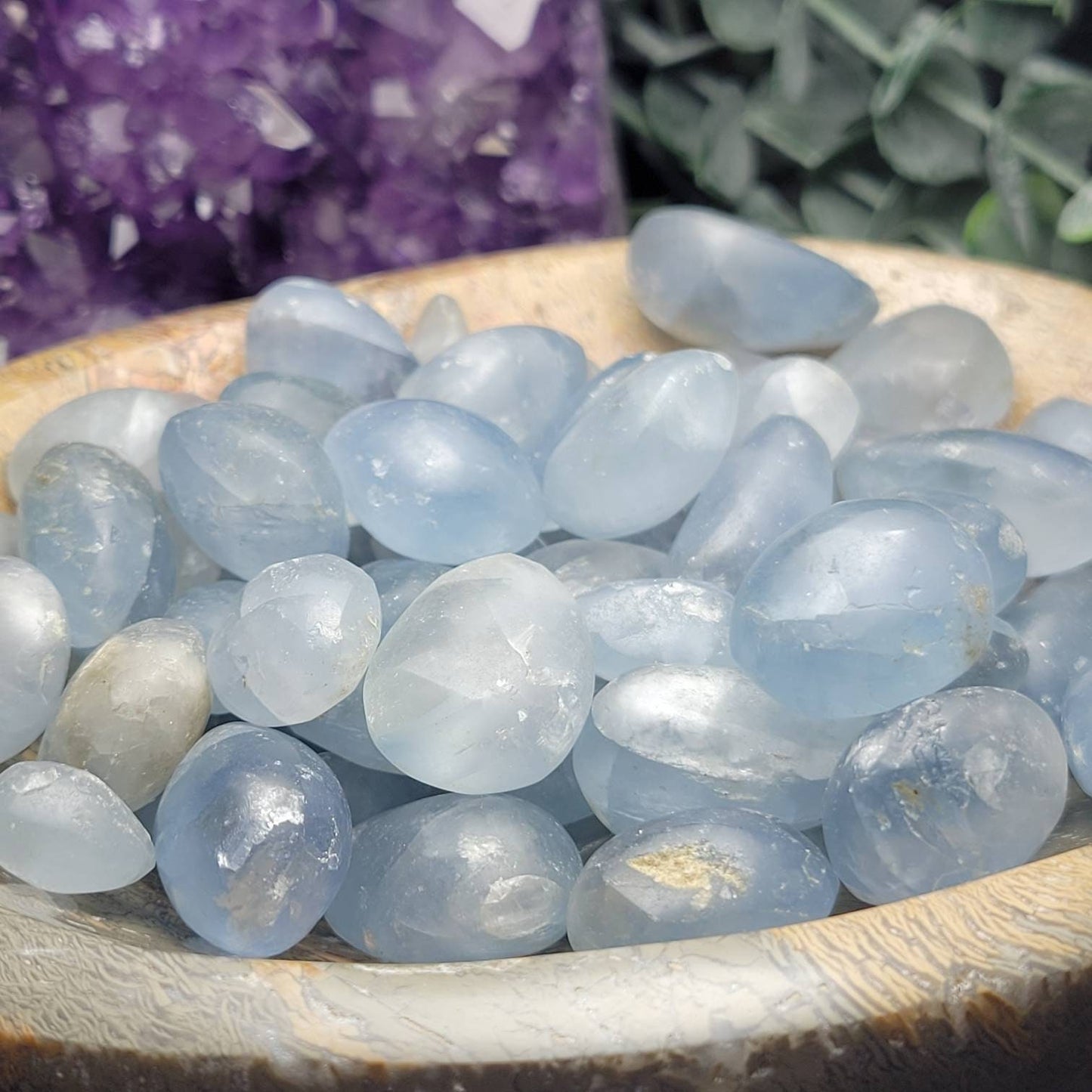 Polished Celestite Crystal