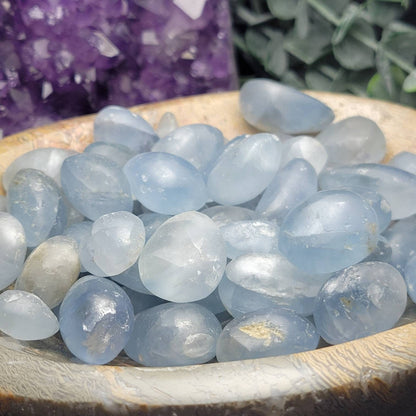 Polished Celestite Crystal