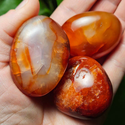 Carnelian Palm Stone