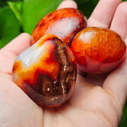 Carnelian Palm Stone