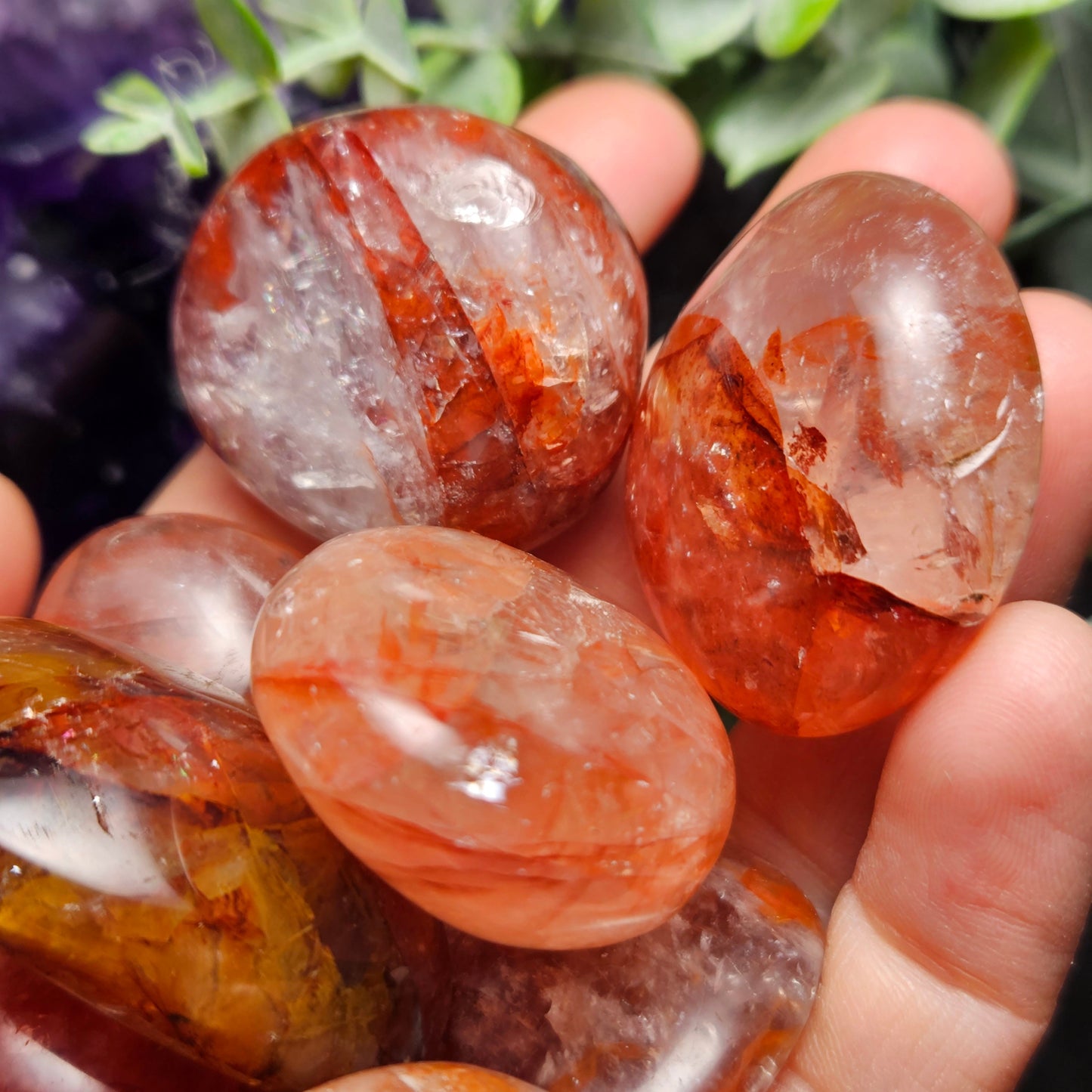 Fire Quartz Crystal