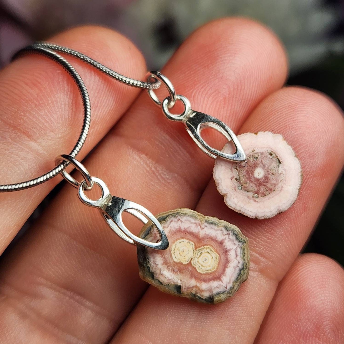 Rhodochrosite Pendant