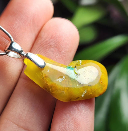 Gaspeite Pendant