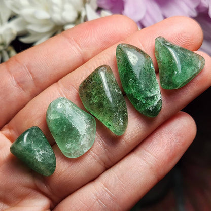 Green Strawberry Quartz Crystal