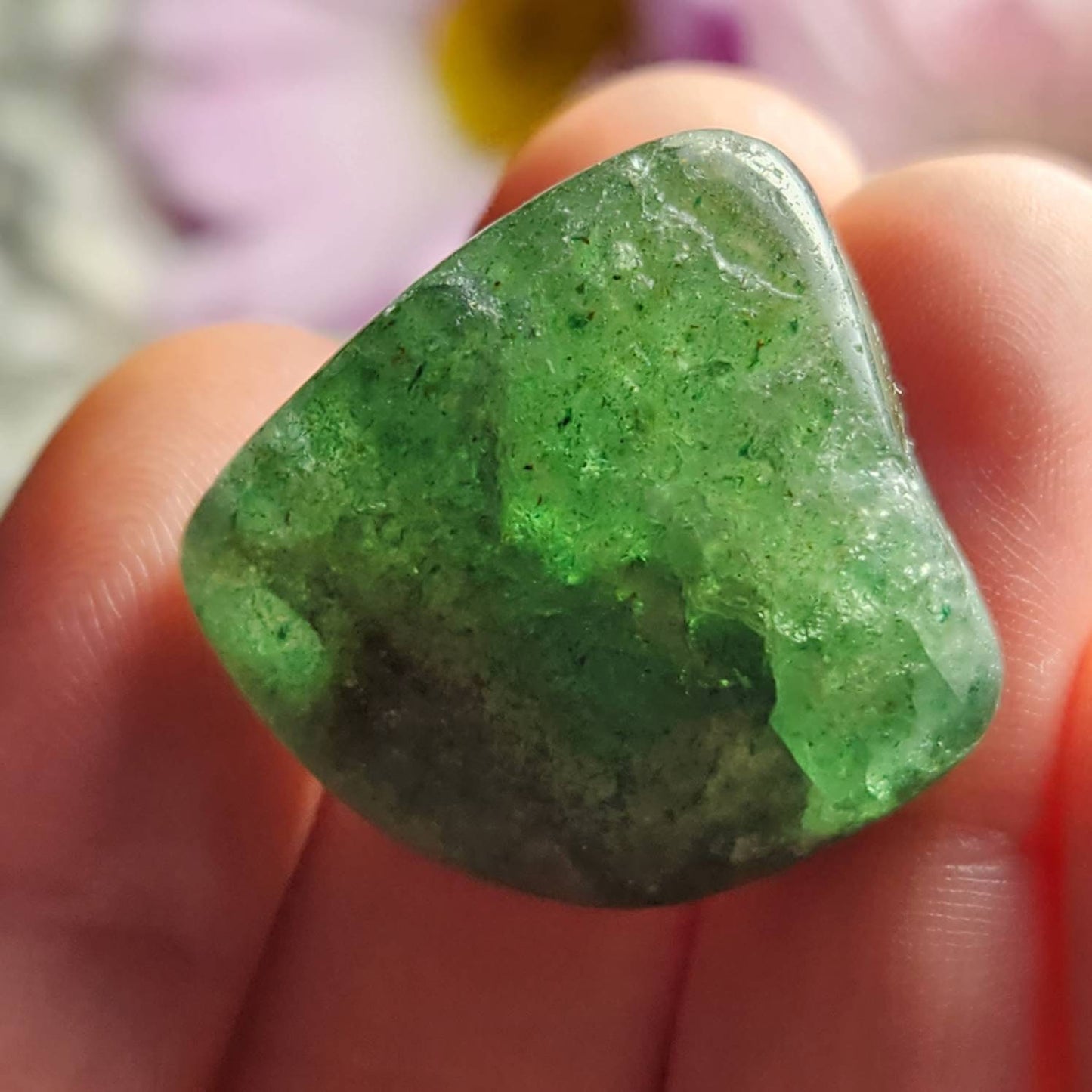 Green Strawberry Quartz Crystal