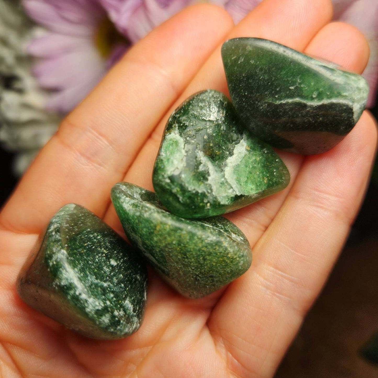 Green Strawberry Quartz Crystal