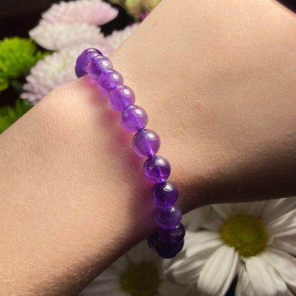 Violet Flame Amethyst Bracelet