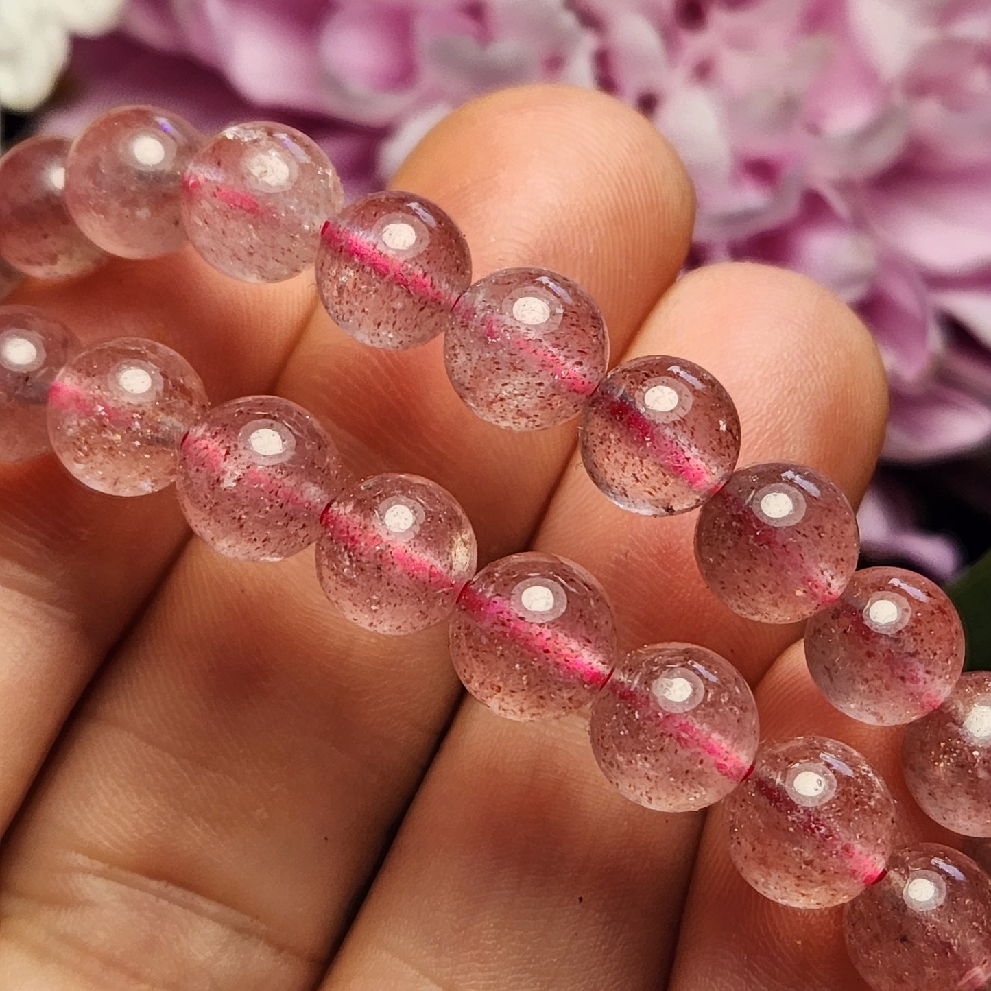 Strawberry Quartz Bracelet