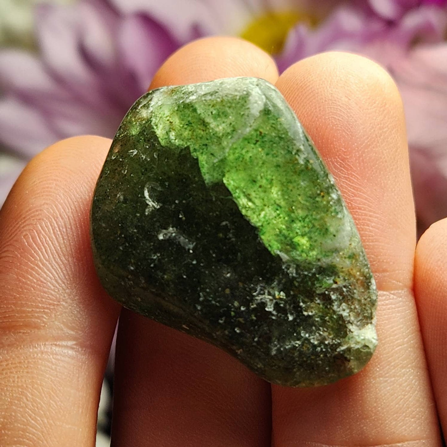 Green Strawberry Quartz Crystal