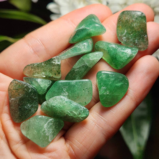 Green Strawberry Quartz Crystal
