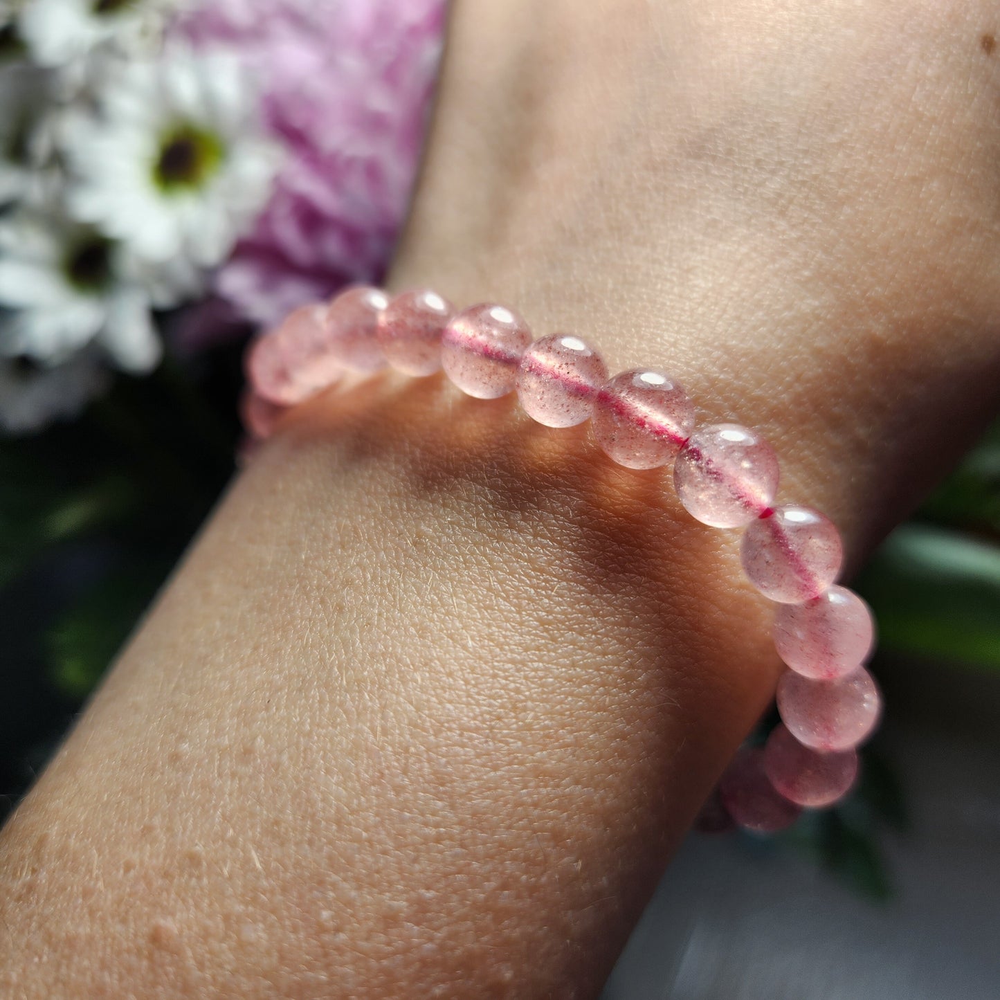 Strawberry Quartz Bracelet