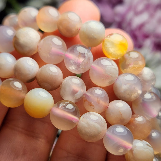Flower Agate Bracelet