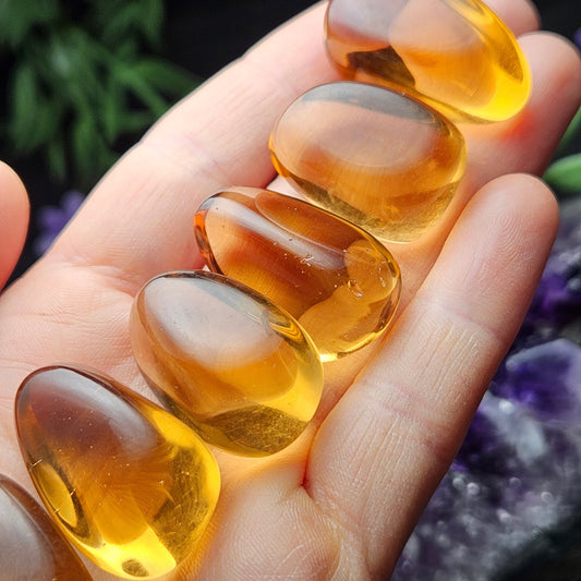 Orange Obsidian Crystal