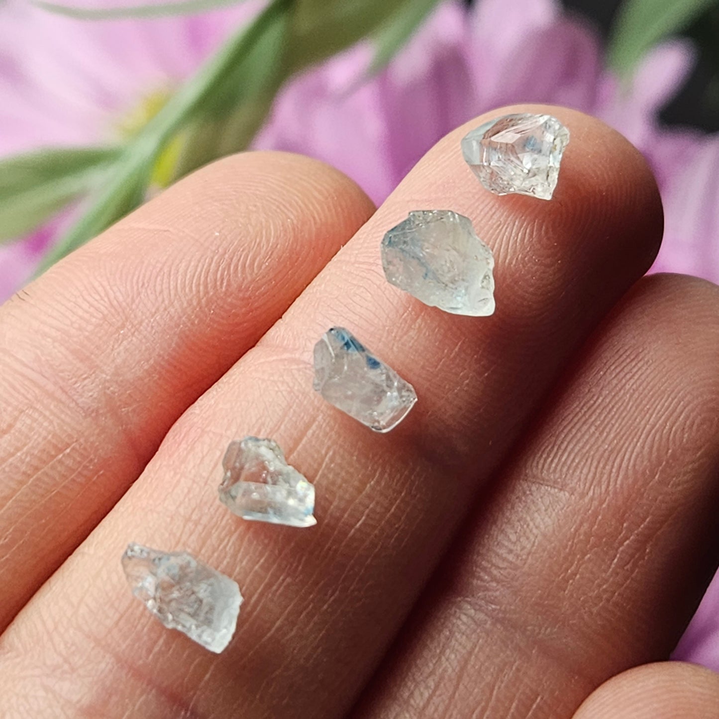 Blue Striped EUCLASE Crystal