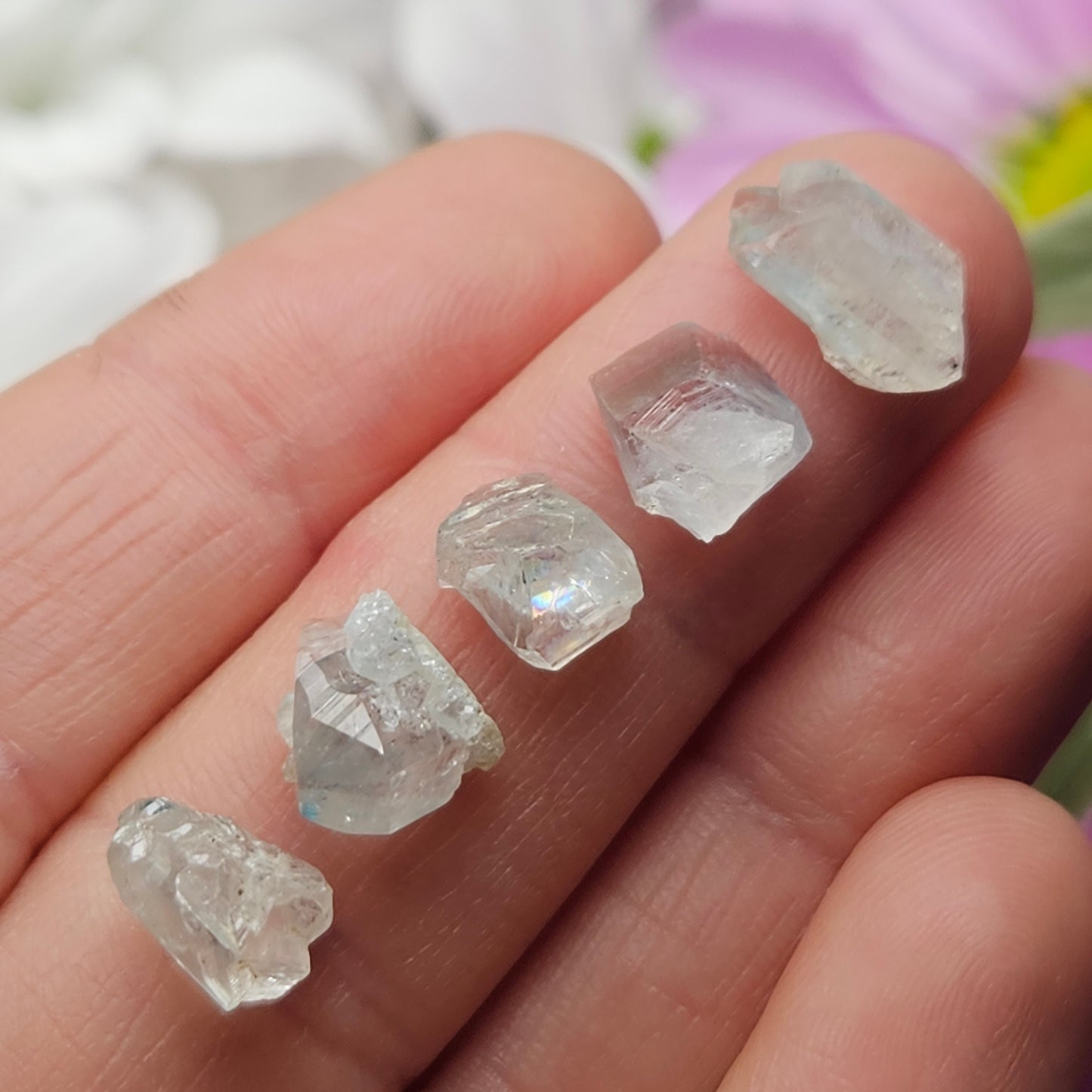 Blue Striped EUCLASE Crystal