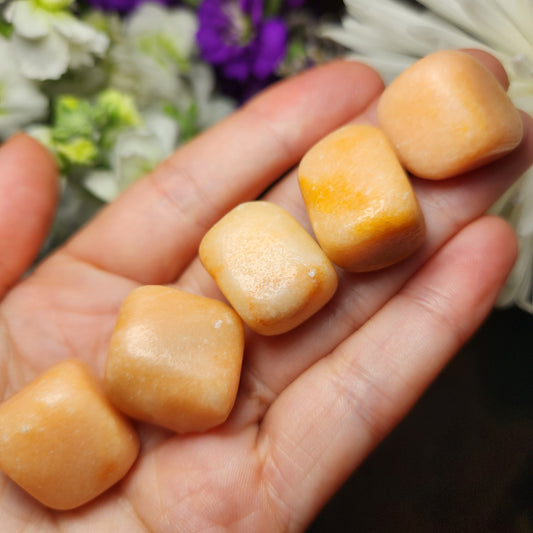 Peach Calcite Crystal