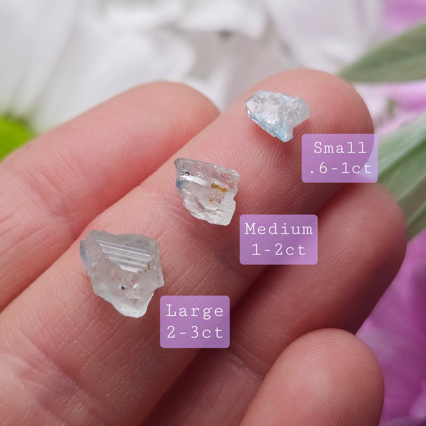 Blue Striped EUCLASE Crystal