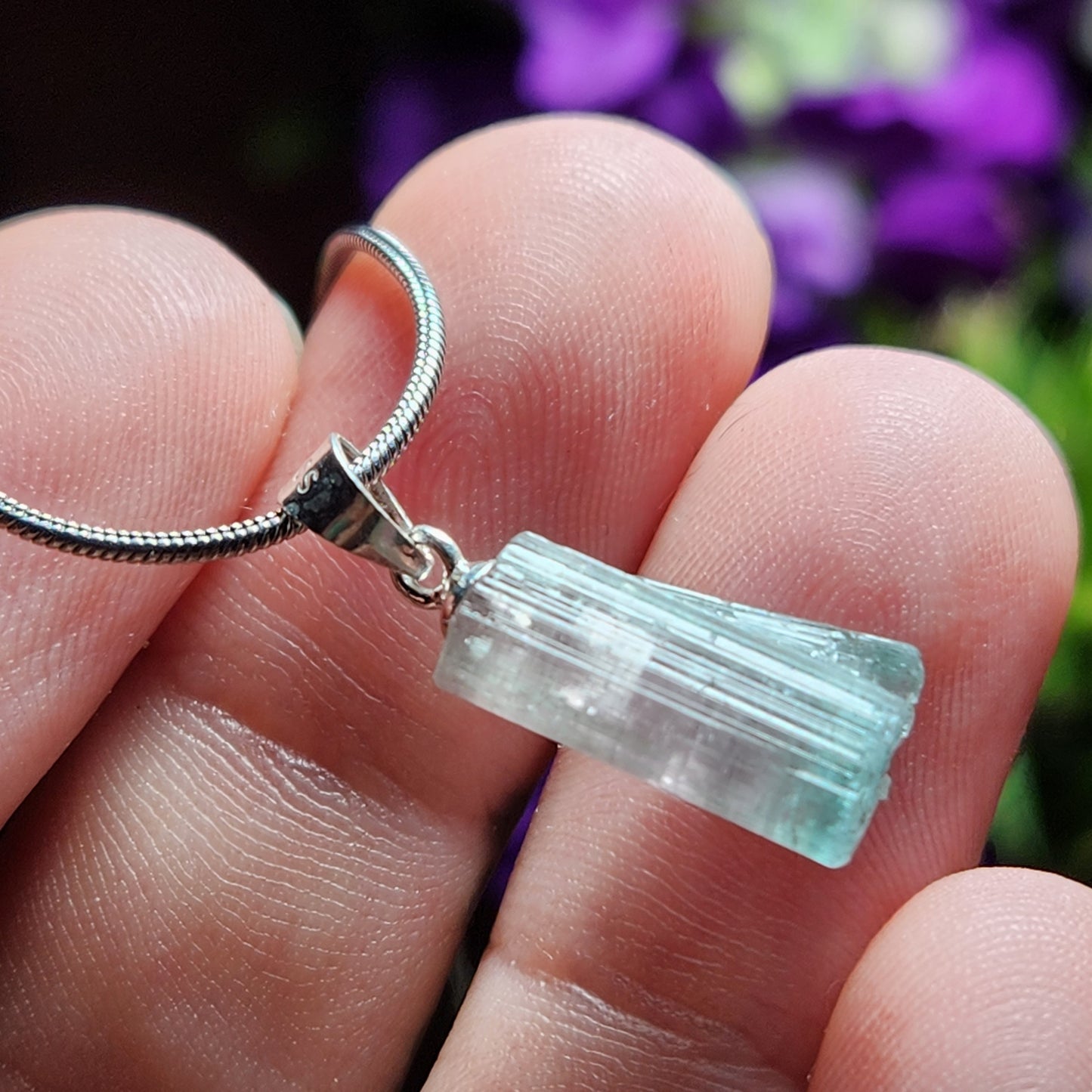 Watermelon Tourmaline Pendant