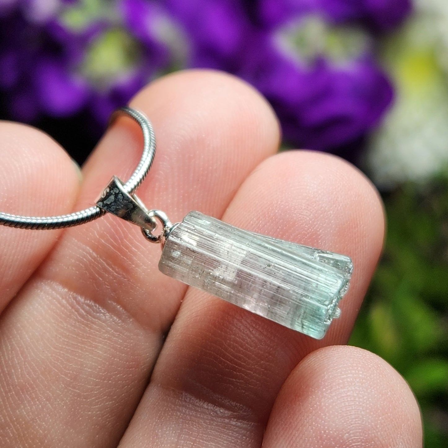 Watermelon Tourmaline Pendant