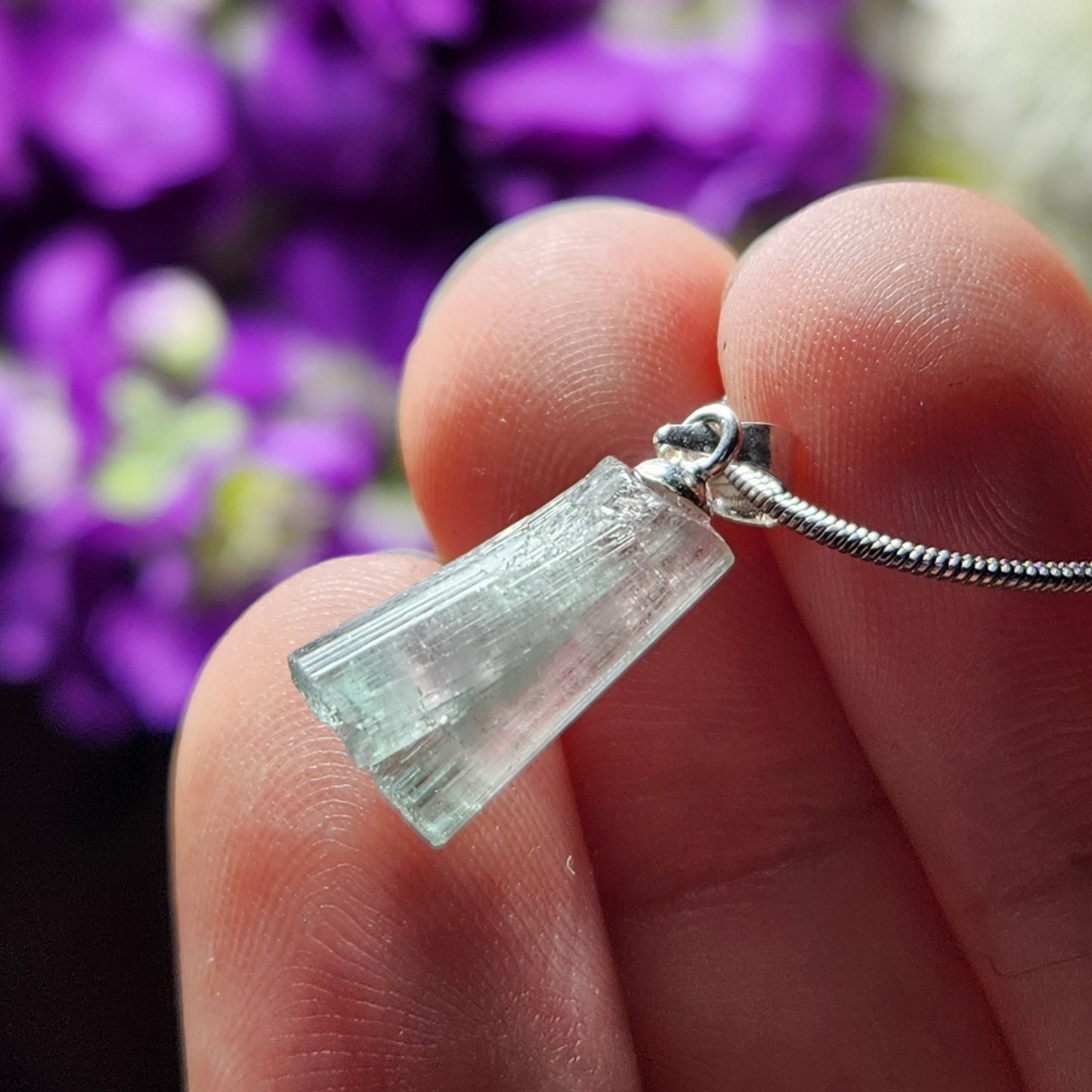 Watermelon Tourmaline Pendant