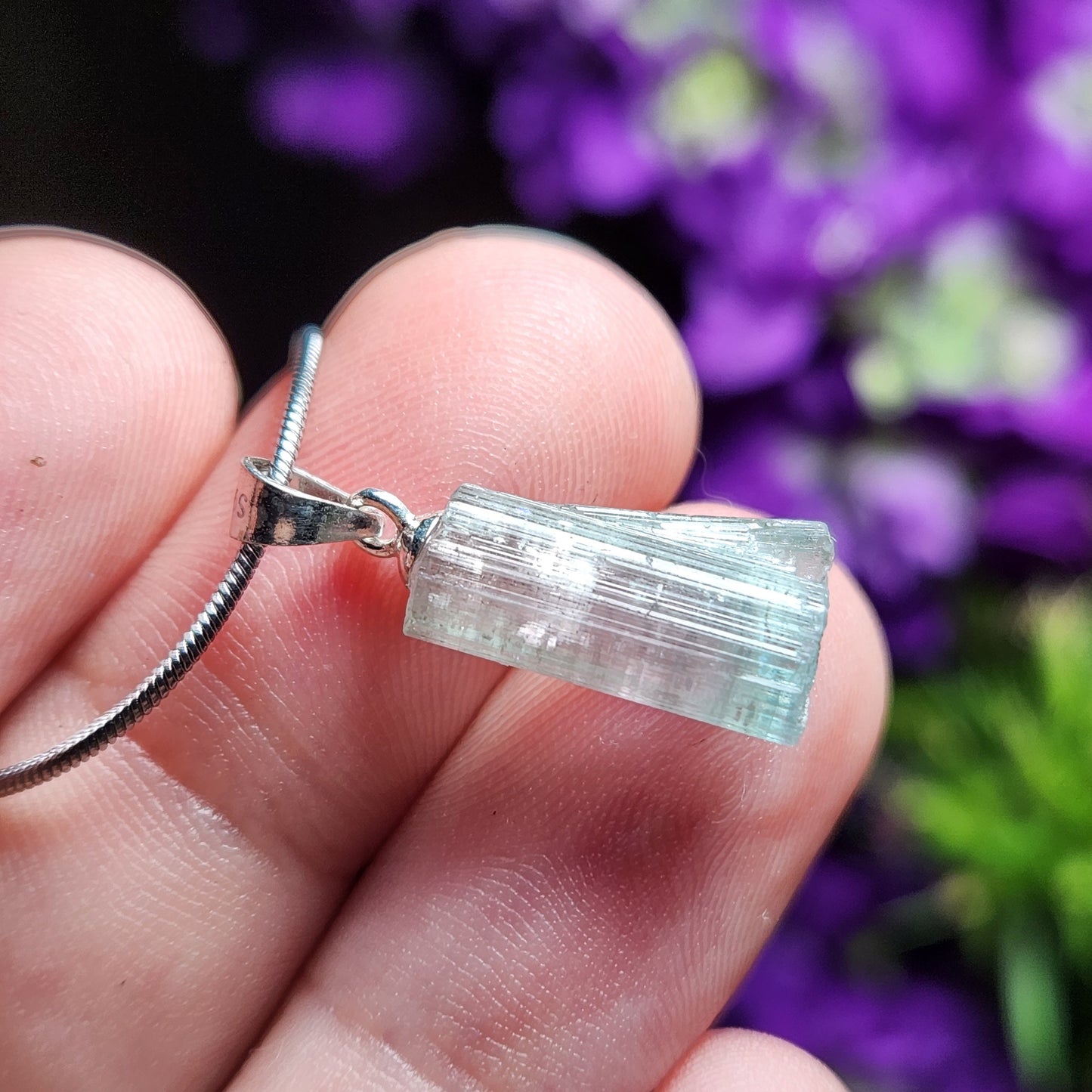 Watermelon Tourmaline Pendant