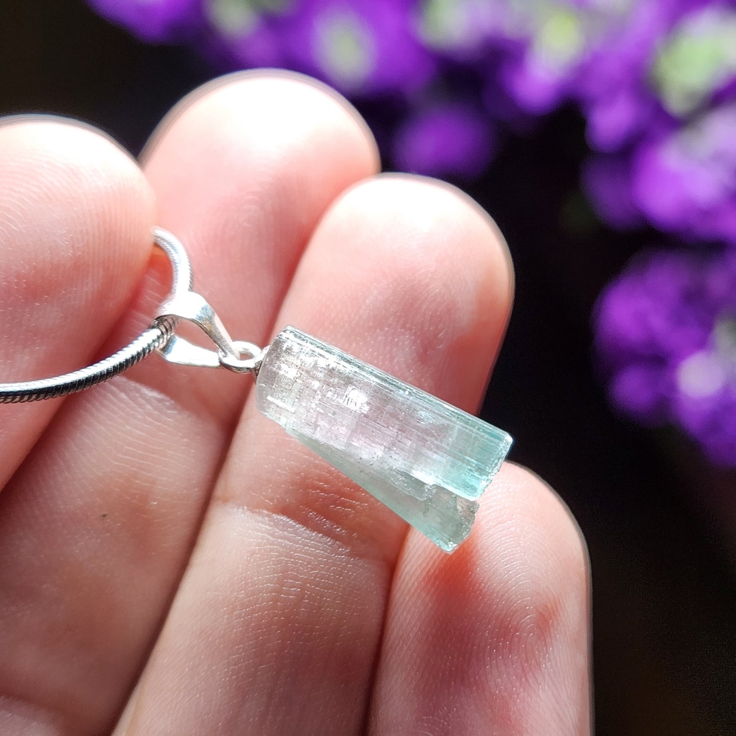 Watermelon Tourmaline Pendant