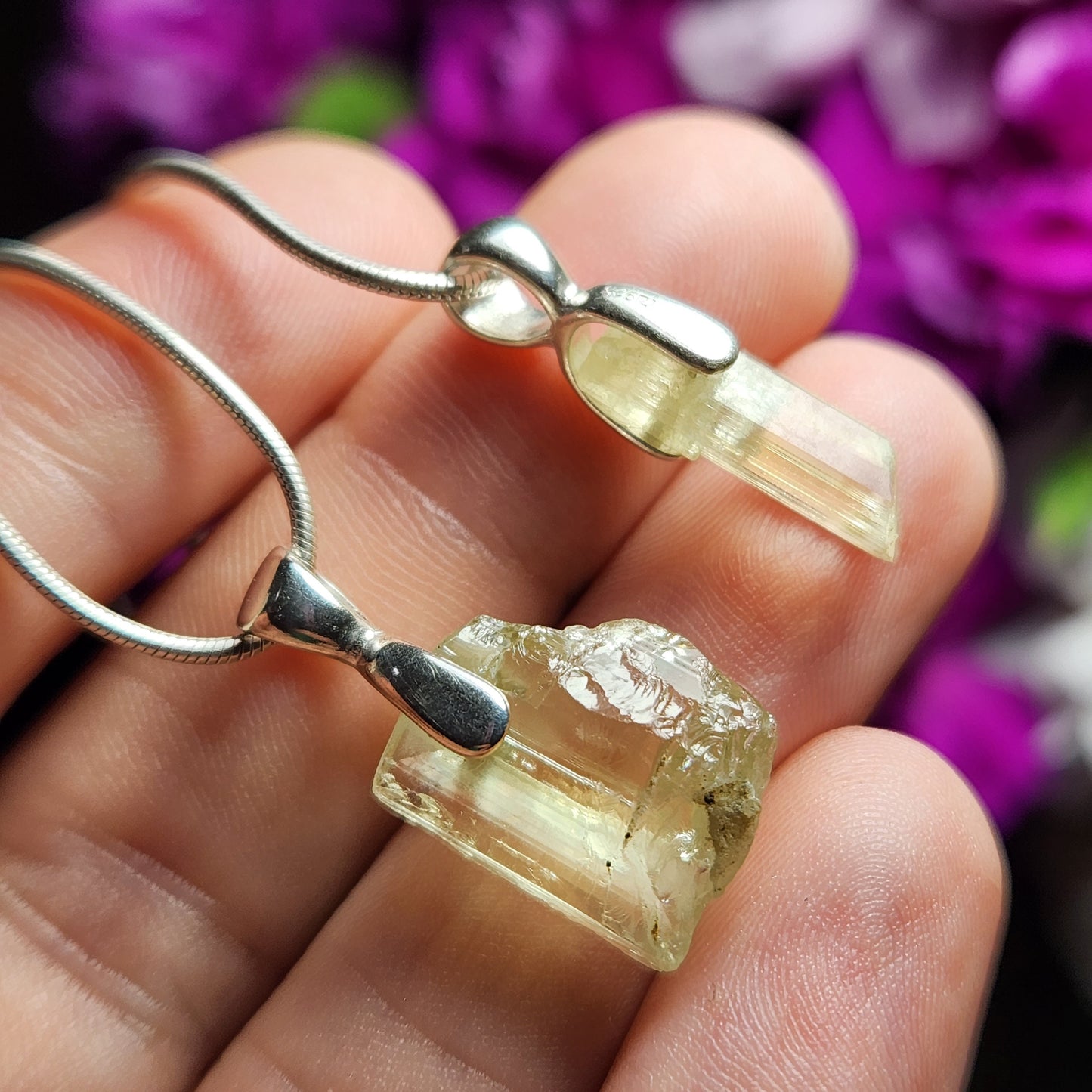 Golden Apatite Pendant