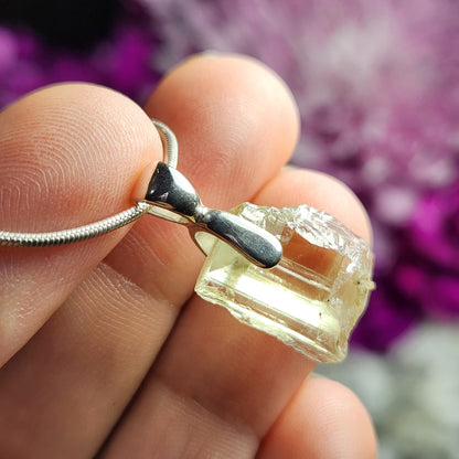 Golden Apatite Pendant