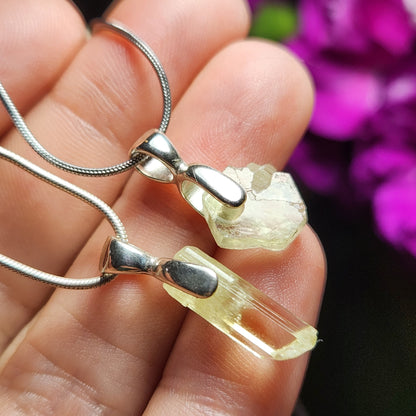 Golden Apatite Pendant