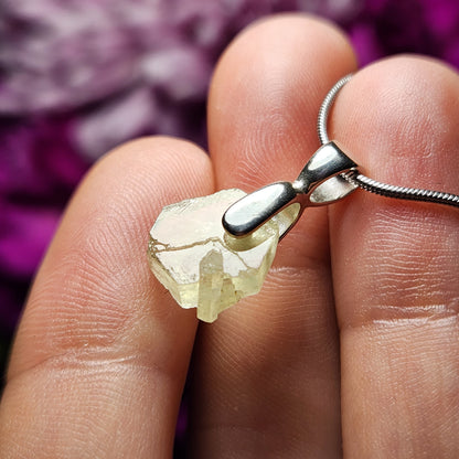 Golden Apatite Pendant