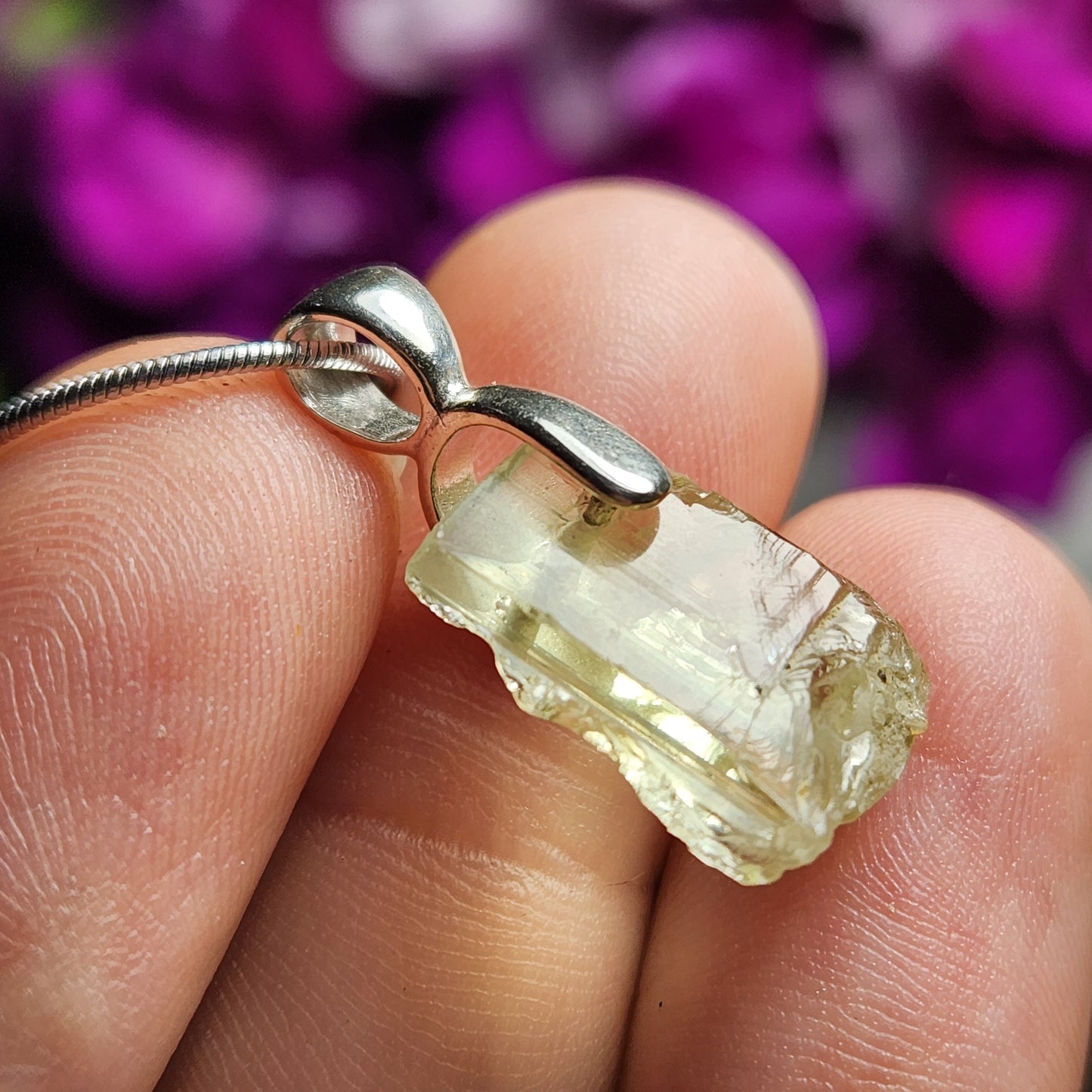 Golden Apatite Pendant