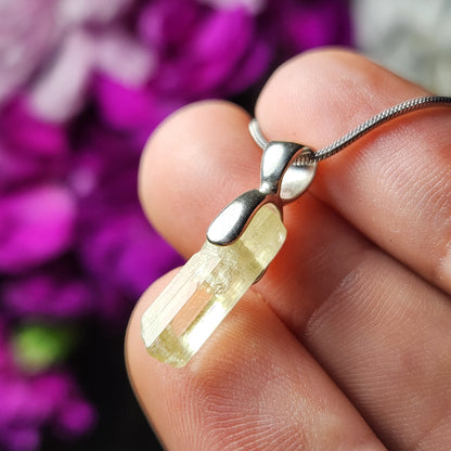 Golden Apatite Pendant