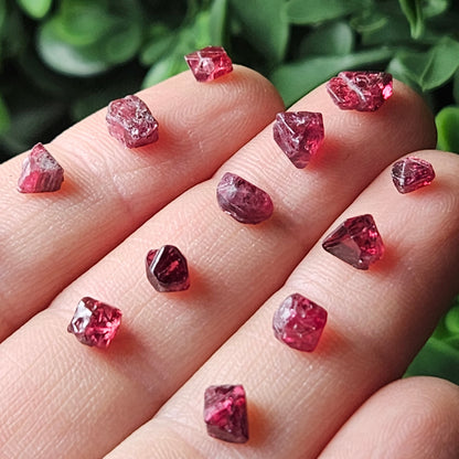 Red Spinel Crystal