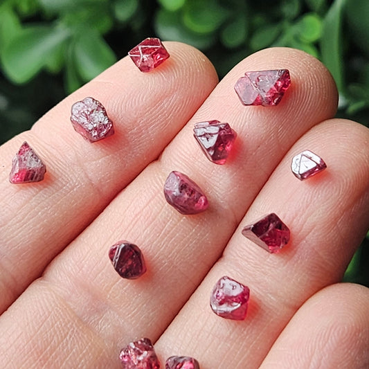Red Spinel Crystal