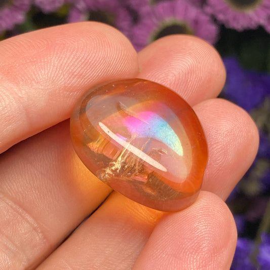 Sunset Aura Quartz Crystal