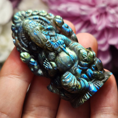 Labradorite Ganesh